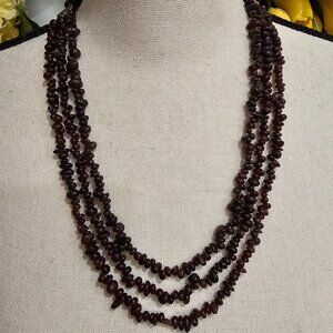 Rajasthan Garnet Necklace in Sterling Silver, 421.36cts